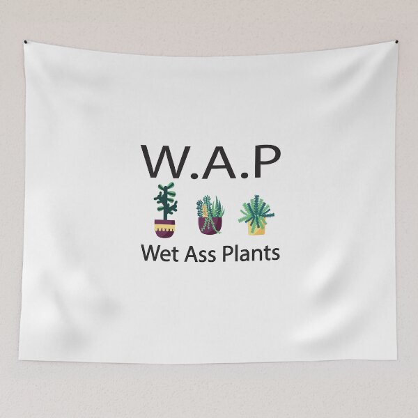 Item preview, Garden Wet Ass Plants Funny Succulent Cactus Gardening designed and sold by alikassi.
