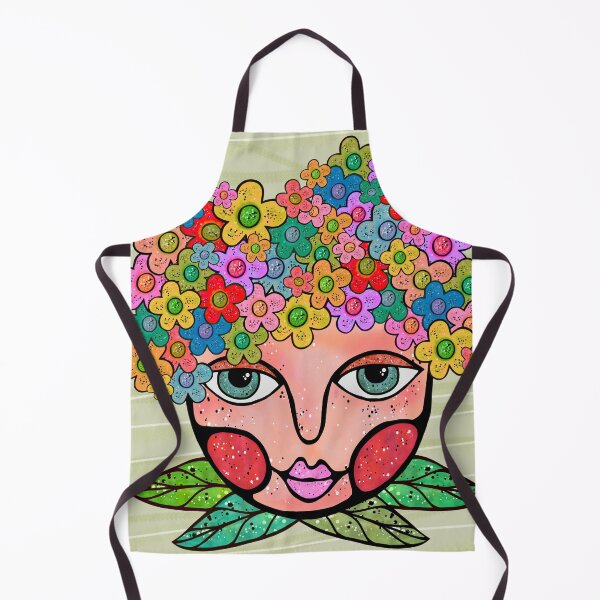 Item preview, Miss Bib Flower Wig Girly Girl Summer designed and sold by evastina.