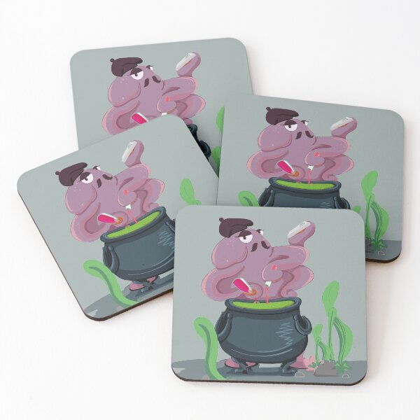 Item preview, Octopus mixes a magic potion designed and sold by VijunArt.