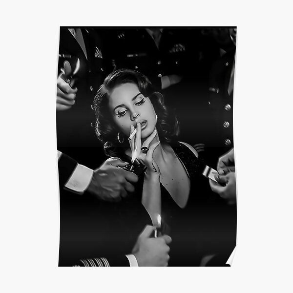 Schönheit Lana Rauchen Poster