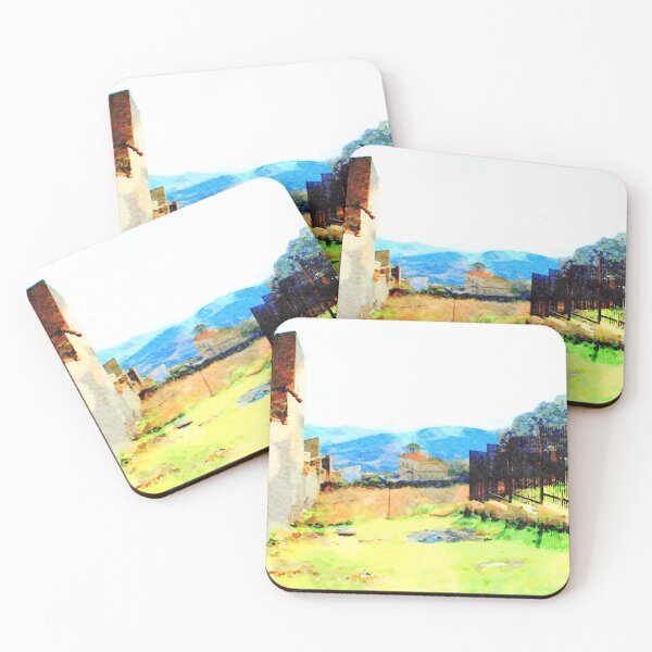 Item preview, Sunny Italian Village Scene designed and sold by Digitalcrone.