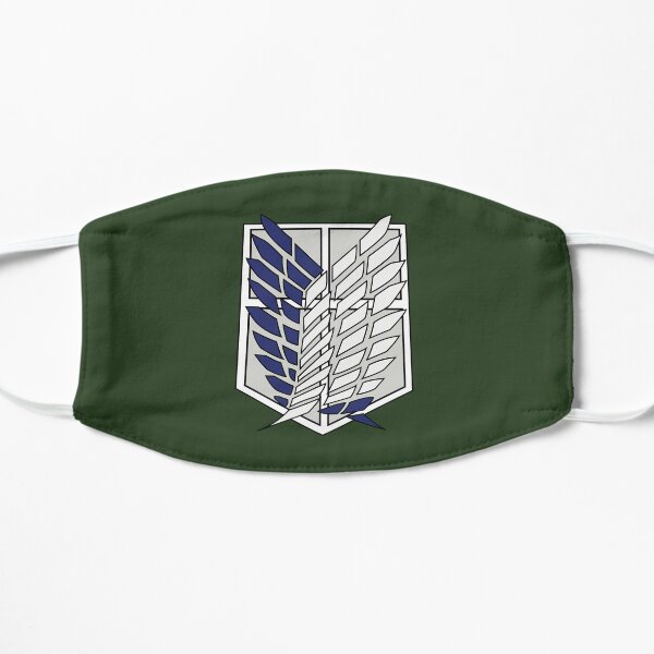 Attack on Titan Scouts Logo Flat Mask