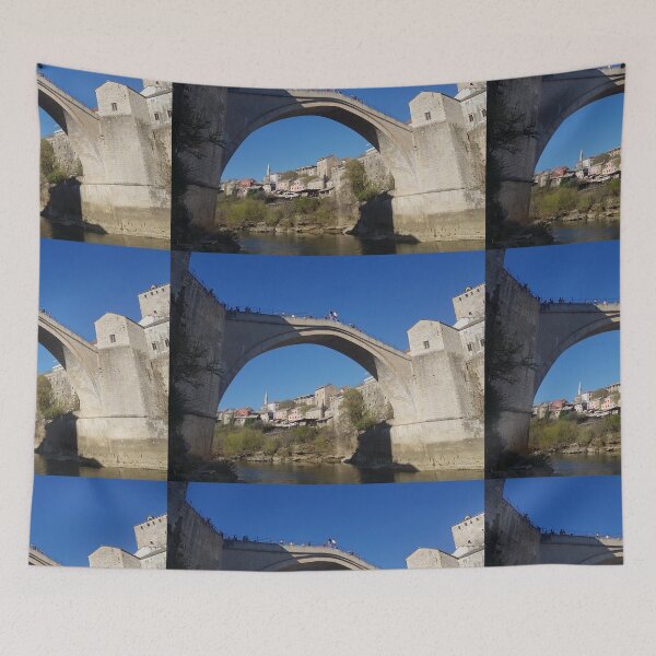 Item preview, Old Bridge in Mostar Turkish Landscape designed and sold by Billie Sims.