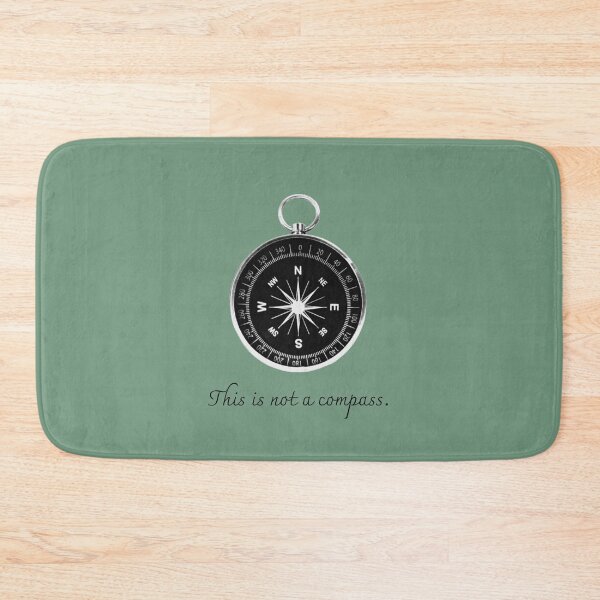 Item preview, This is Not a Compass | An Image of a Compass without Needle | Inspirational Graphic  designed and sold by PowerPeanuts.