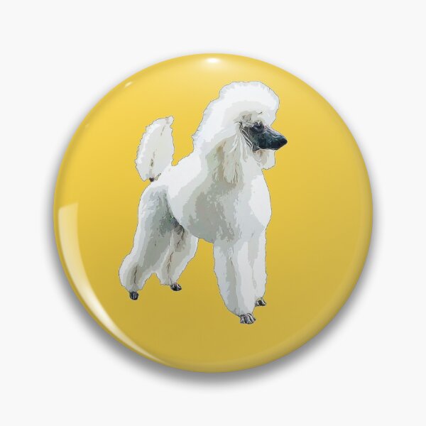 Item preview, White Poodle Gorgeous Dog designed and sold by ElegantCat.