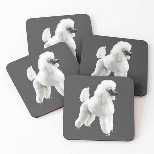 Item preview, White Poodle Gorgeous Dog designed and sold by ElegantCat.