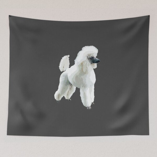 Item preview, White Poodle Gorgeous Dog designed and sold by ElegantCat.