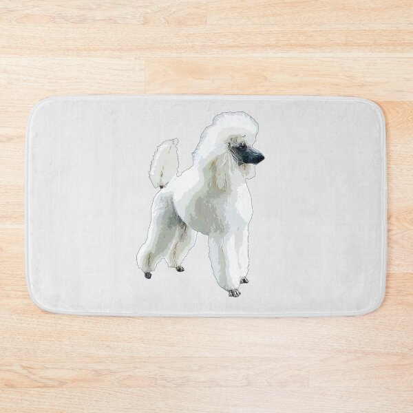 Item preview, White Poodle Gorgeous Dog designed and sold by ElegantCat.