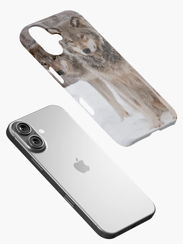Thumbnail 2 of 4, iPhone Case, Timber Wolves designed and sold by WolvesOnly.