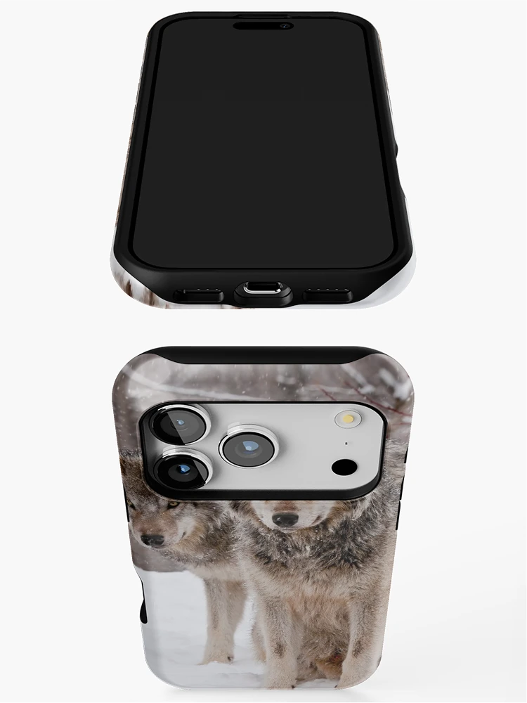 Thumbnail 3 of 4, iPhone Case, Timber Wolves designed and sold by WolvesOnly.
