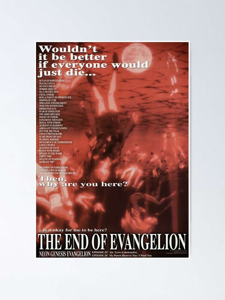 The End of Evangelion Poster (english)