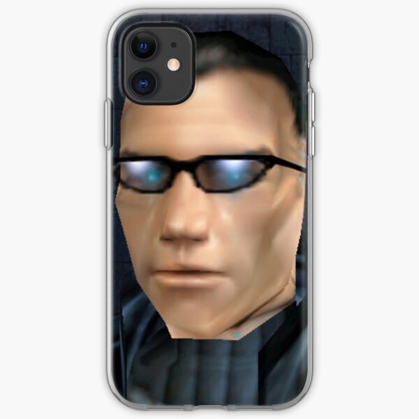 JC with Glasses, Deus Ex, JC Deus Ex, Deus Ex Meme, JC Meme, JC Deus Ex Meme iPhone Soft Case