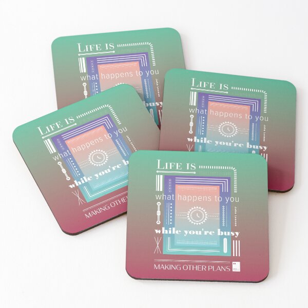 Item preview, Life is what happens to you while you're busy making other plans. designed and sold by quotesonposters.
