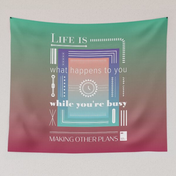 Item preview, Life is what happens to you while you're busy making other plans. designed and sold by quotesonposters.