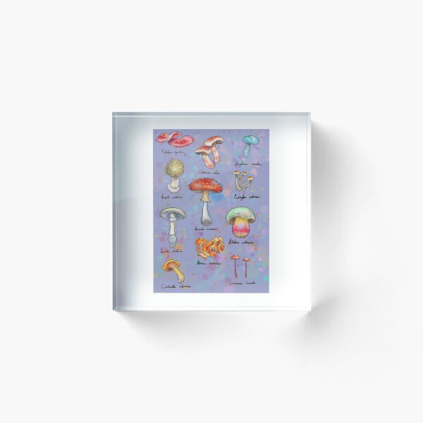 Item preview, Mushrooms (purple) designed and sold by Amber O'Hara.