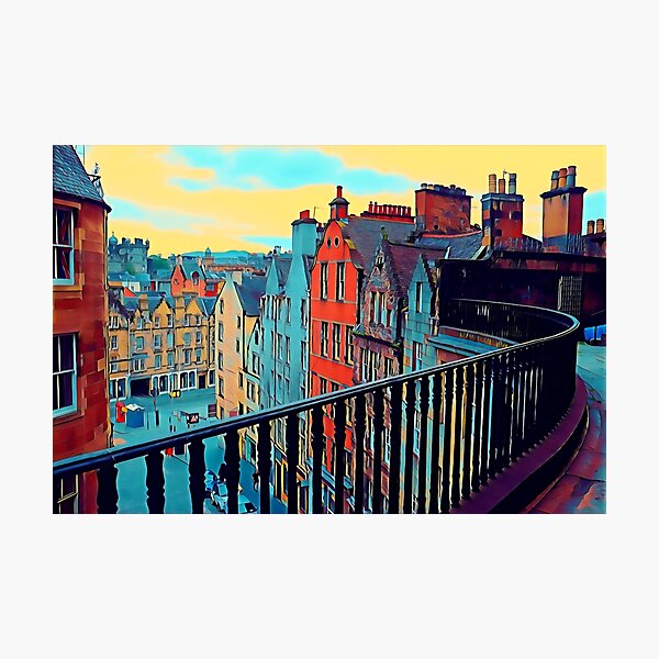 Item preview, Victoria Terrace designed and sold by darkedinburgh.