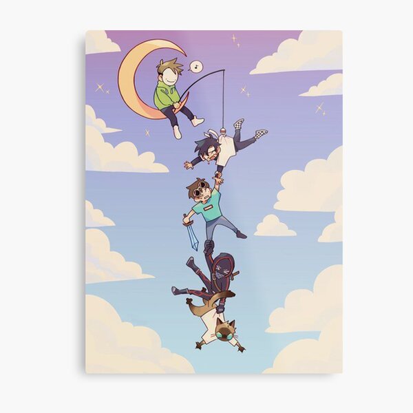 Technoblade Moon Metal Print
