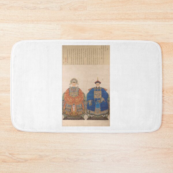 Item preview, Chinese Ancestor portrait painting - 19th century designed and sold by cdmprints.