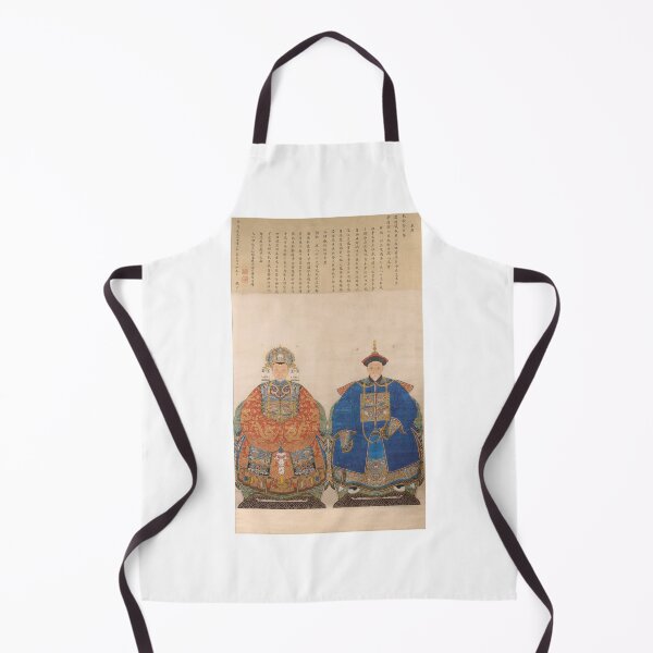 Item preview, Chinese Ancestor portrait painting - 19th century designed and sold by cdmprints.