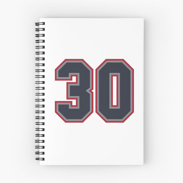 Item preview, 30 Navy Grey Red Sports Number Thirty designed and sold by HelloFromAja.