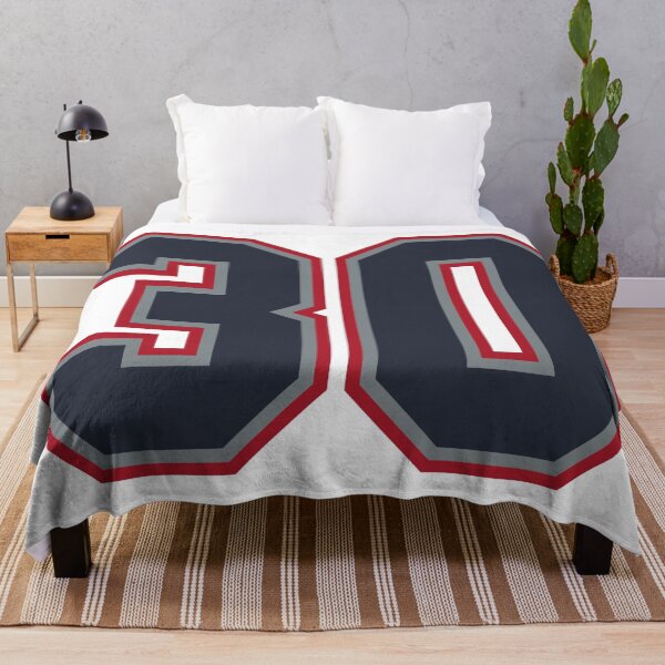 Item preview, 30 Navy Grey Red Sports Number Thirty designed and sold by HelloFromAja.