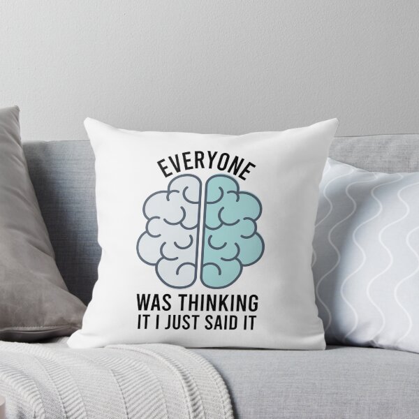 Item preview, everyone was thinking it i just said it / Funny thinking saying for mens and womens / Birthday gift ideas designed and sold by Chamssou.