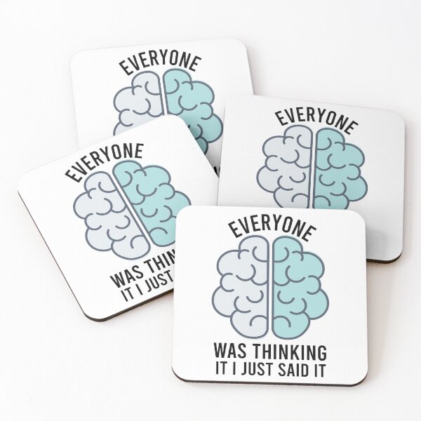 Item preview, everyone was thinking it i just said it / Funny thinking saying for mens and womens / Birthday gift ideas designed and sold by Chamssou.