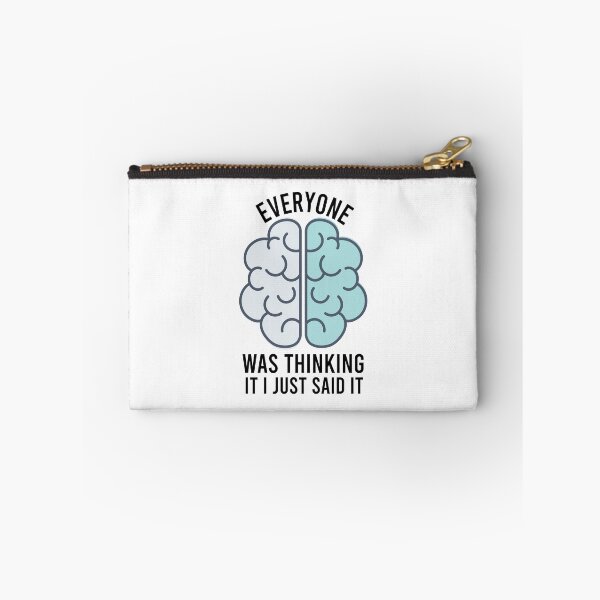 Item preview, everyone was thinking it i just said it / Funny thinking saying for mens and womens / Birthday gift ideas designed and sold by Chamssou.