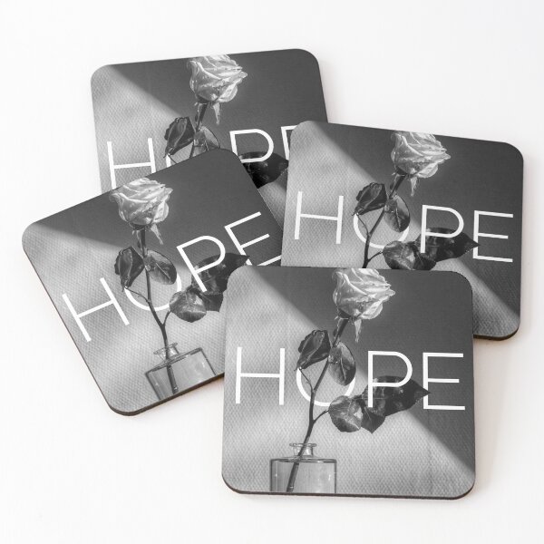 Item preview, Hope - black and white rose aesthetic designed and sold by HappyPrints ⭐⭐⭐⭐⭐.
