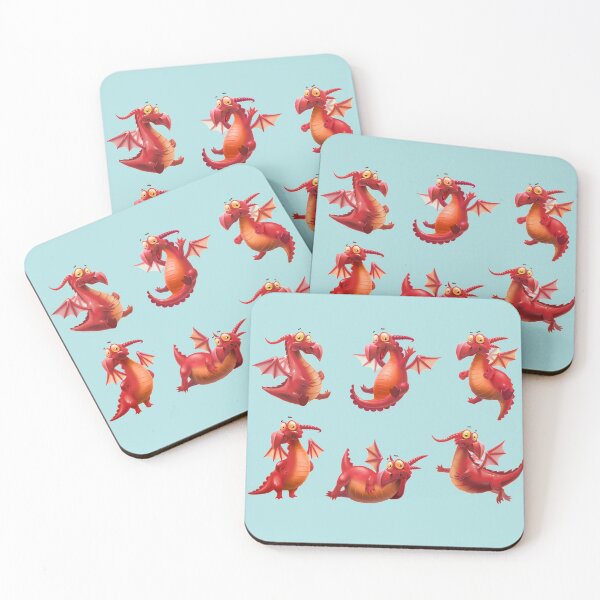 Item preview, Funny dragon faces. designed and sold by Karine Dupras.