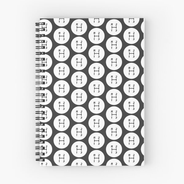 Item preview, 3-Speed Manual Transmission Shift Pattern (White) designed and sold by ApexFibers.