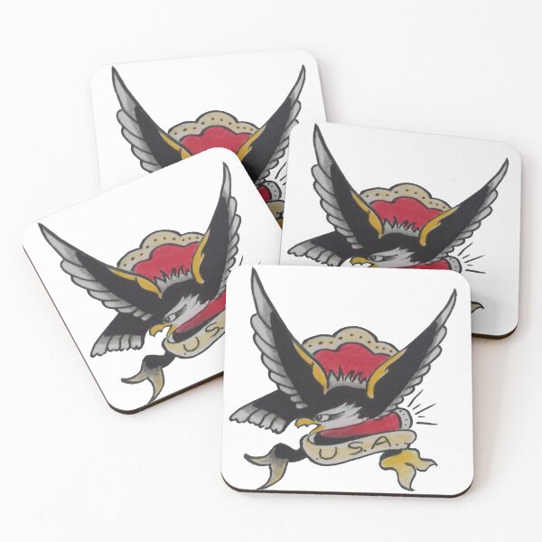 Item preview, Americana Eagle w Ribbon designed and sold by PolishDon.
