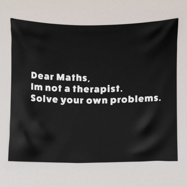 Item preview, Dear Maths... designed and sold by Jamiecsmith1986.
