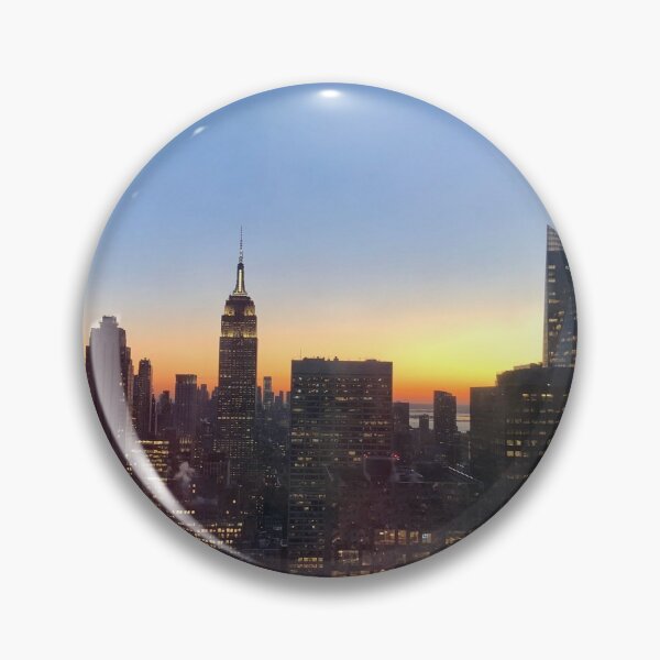 Skyscraper Pin Badge