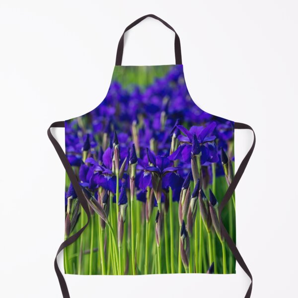 Item preview, A Garden for Vincent Van Gogh - Indigo Purple Irises Springtime Abundance - Take One designed and sold by Georgia Mizuleva.
