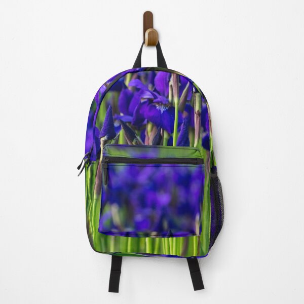 Item preview, A Garden for Vincent Van Gogh - Indigo Purple Irises Springtime Abundance - Take One designed and sold by Georgia Mizuleva.