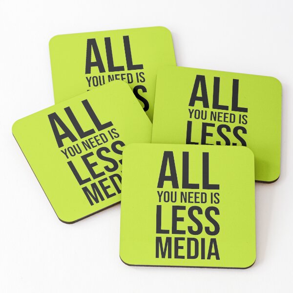 Item preview, All you need is less media designed and sold by SweetLog.