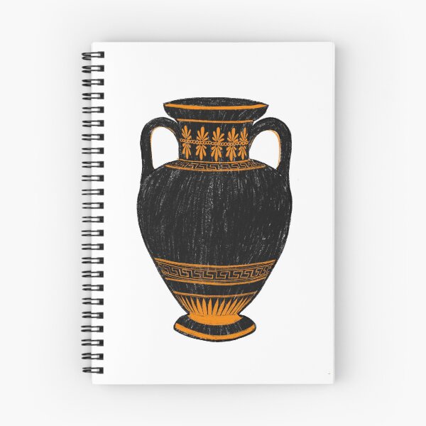 Item preview, Ancient Greek Vase Black and Orange designed and sold by CuteClassics.