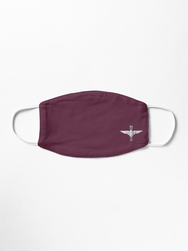 Alternate view of maroon 2 Para Mask (left cheek side) Mask