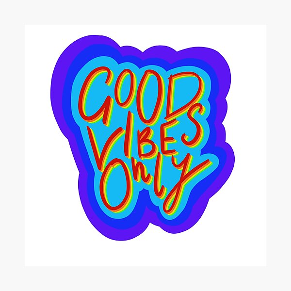 Item preview, Good Vibes Only designed and sold by PerpetualPanic.