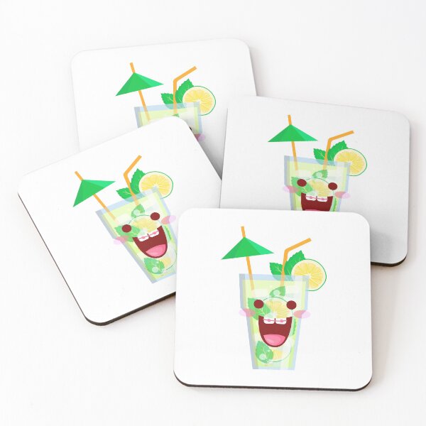 Item preview, Smiling Green Yellow Lemon Drink designed and sold by Web CreationsNL.