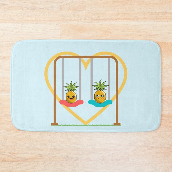 Item preview, Cute Swinging Pineapple Couple designed and sold by MixedBagMerch.