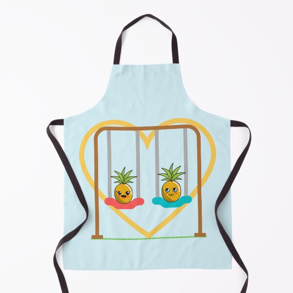 Item preview, Cute Swinging Pineapple Couple designed and sold by MixedBagMerch.