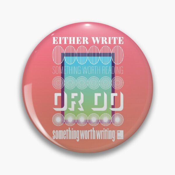 Item preview, Either write something worth reading or do something worth writing designed and sold by quotesonposters.