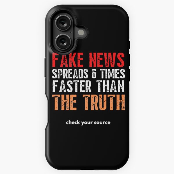 Item preview, Fake News Spreads 6 Times Faster Than The Truth designed and sold by IntegrityDesign.