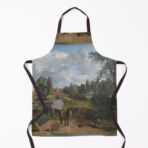 Item preview, Canal boat pulled by a shire horse Landscape art - John Constable designed and sold by Vintage Designs +.