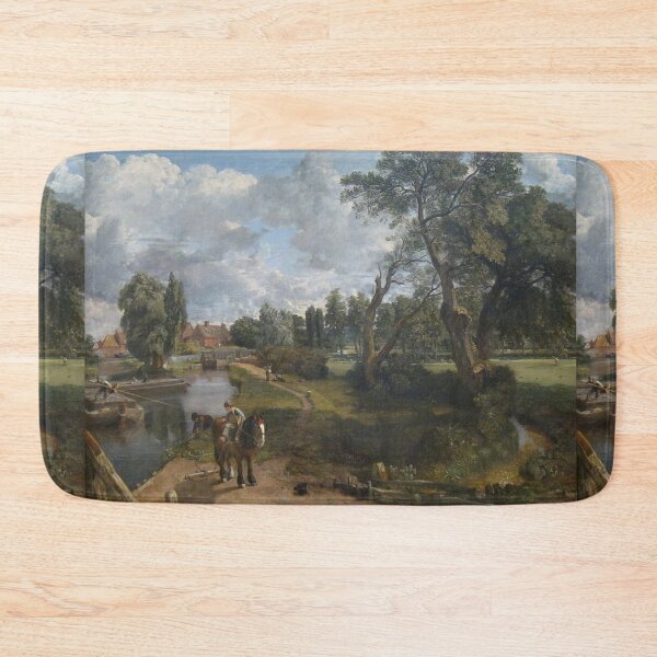 Item preview, Canal boat pulled by a shire horse Landscape art - John Constable designed and sold by Vintage Designs +.