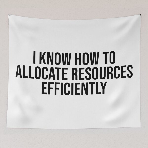 Item preview, I Know How To Allocate Resources Efficiently designed and sold by MSA-42.