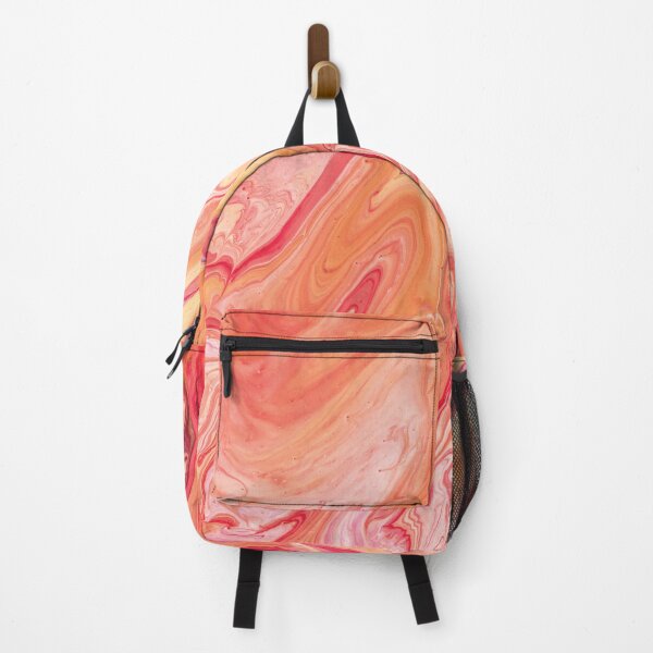 Item preview, Marble Swirls of Red Orange White and Yellow Abstract Pattern designed and sold by Alicia Chee.