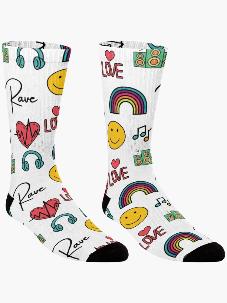 Thumbnail 3 of 5, Socks, 90s Rave Party Sticker Pack designed and sold by m95sim.